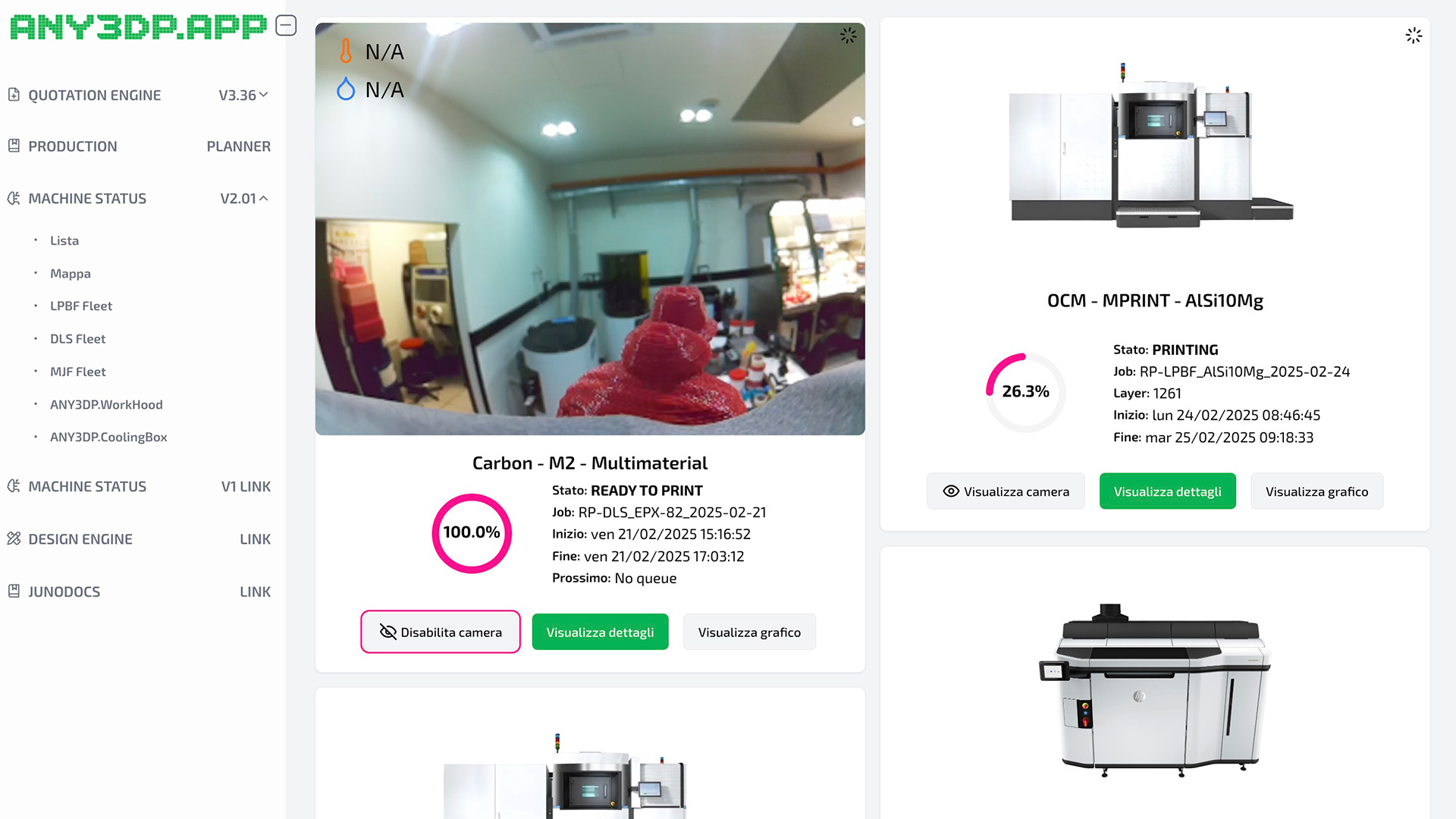 Machine Status ANY3DP
