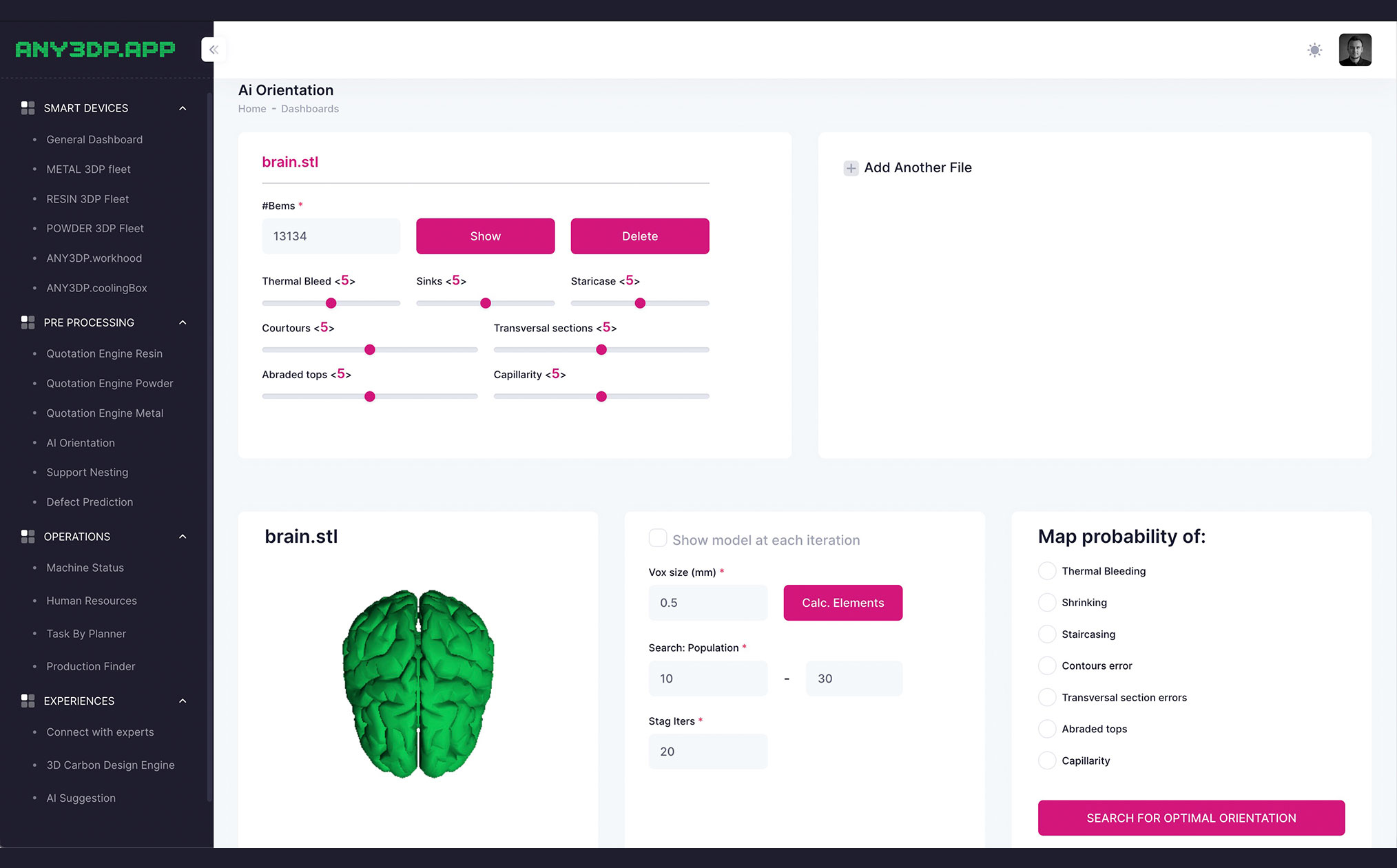 Ai Orientation ANY3DP