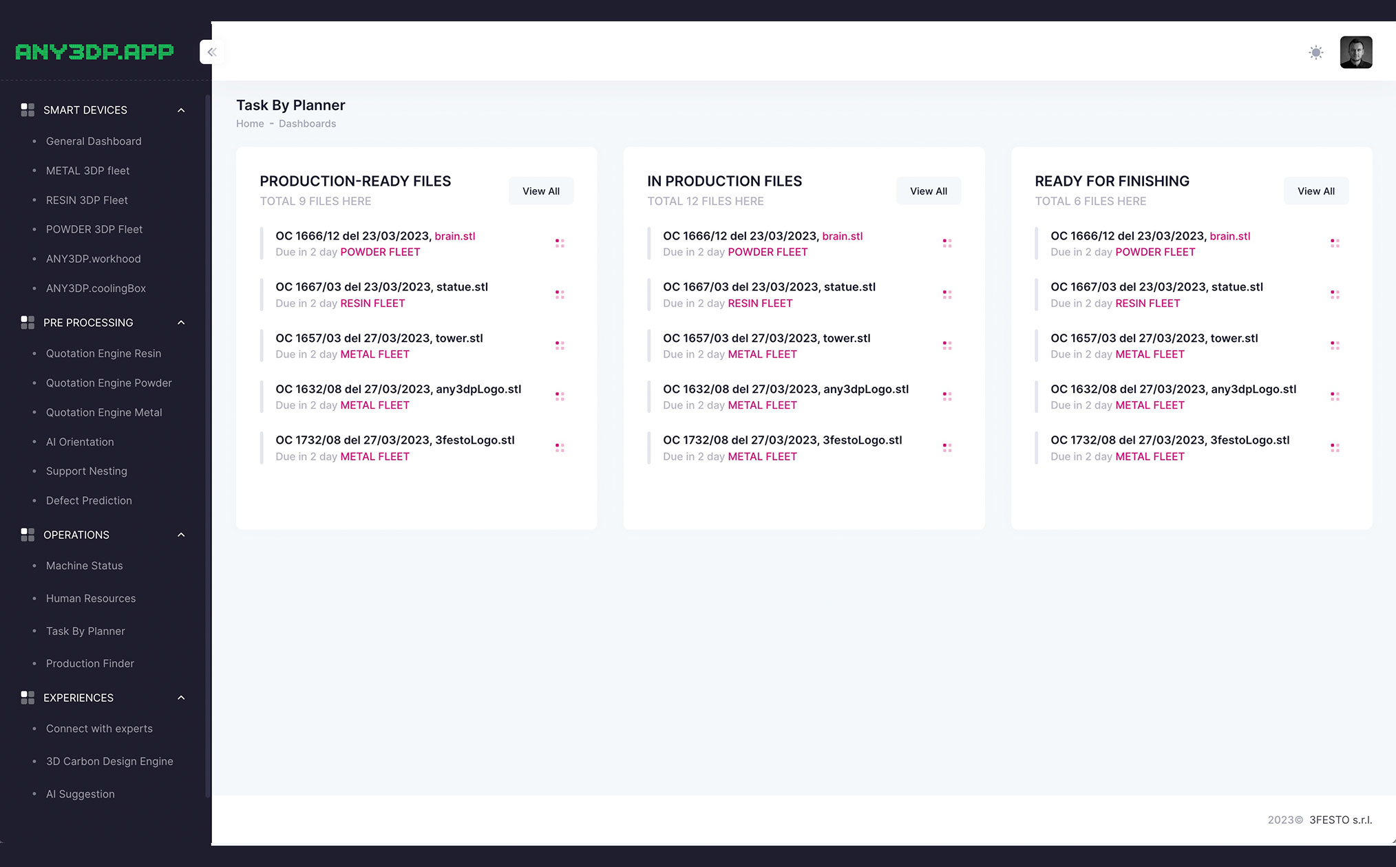 Task Planner ANY3DP
